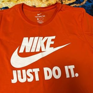 New orange tee